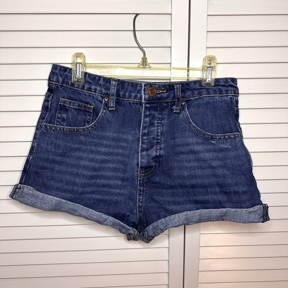 Forever 21 Dark Blue Jean Shorts